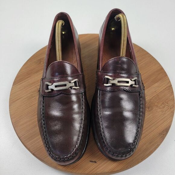 Allen Edmonds Horsebit Brown Leather Loafers Ledgemere Mens Shoe Size 11 B - Picture 2 of 11